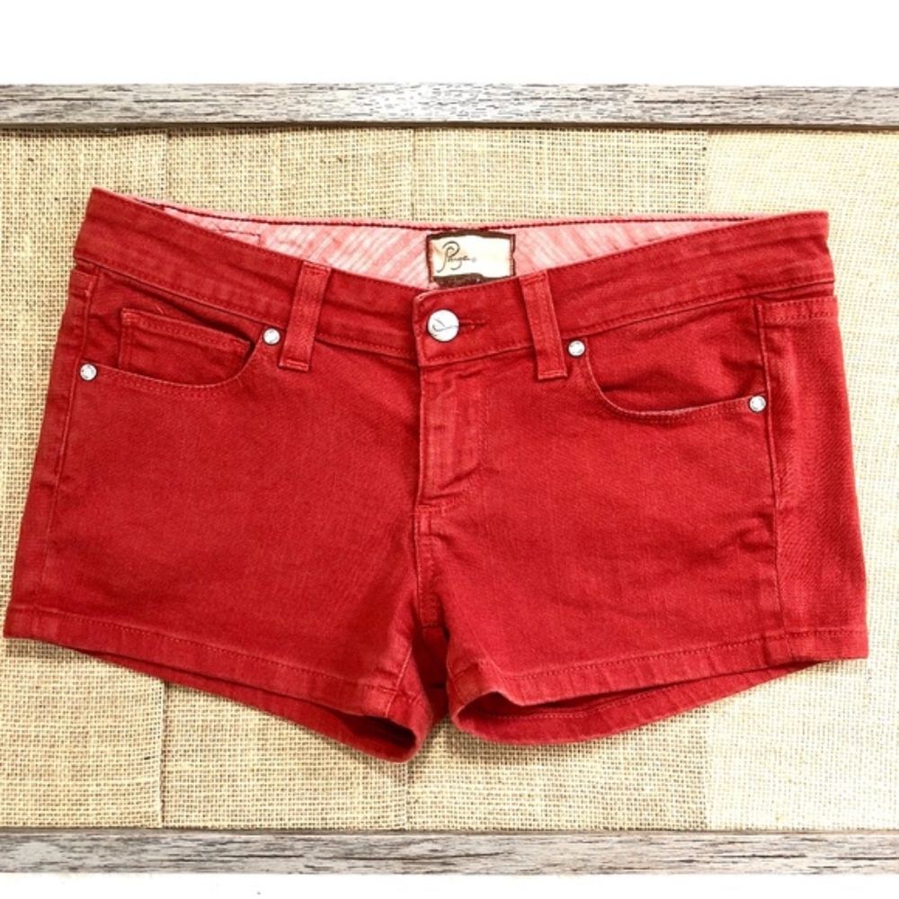 SALE Paige "Canyon" Burnt Orange Shorts Size 27